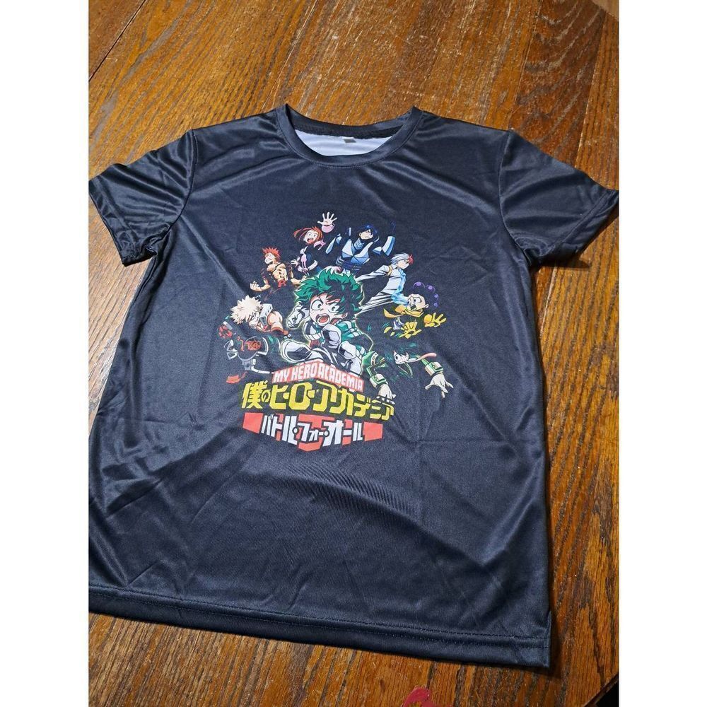 New Youth Small My Hero Academia Anime Short Sleeve Pullover Tee Tshirt Shirt